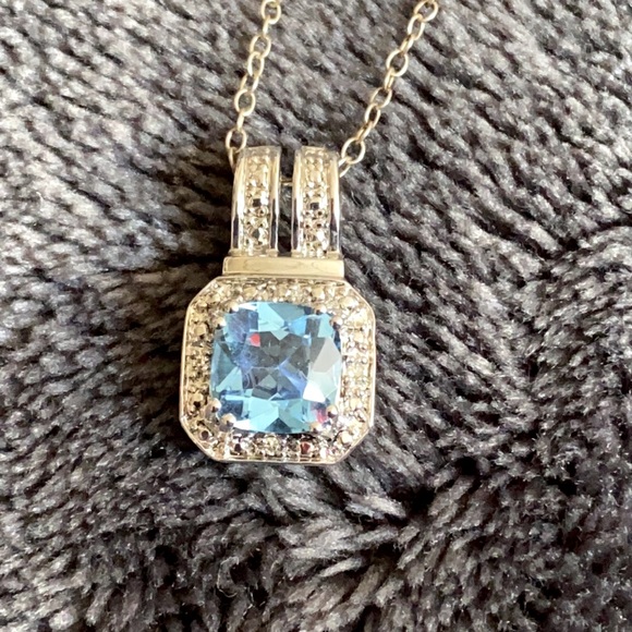 Aquamarine Stone Chain - Picture 2 of 3